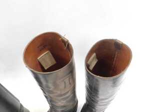 Two pairs of black leather riding boots, size 7&frac12; and 6&frac12;, etc. - 2