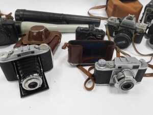 Cameras and optical related equipment, comprising a Fujifilm Instax 100, a Philips Explorer... - 4