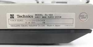 A Technics Direct-Drive record player system, SL-150, 44cm wide, together with a Sme Precision... - 6