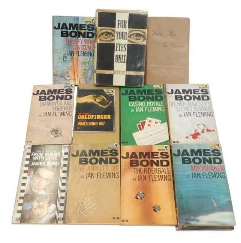 Fleming (Ian). Various paperbook works, published by Pan, including Casino Royale, Diamonds Are...
