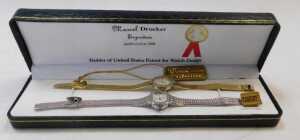 Two Marcel Drucker lady's cocktail watches, one silver coloured, in stainless steel, with quartz... - 4