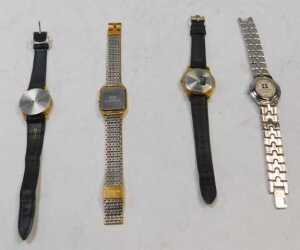 Four assorted wristwatches, to include an Avia, Lorus and Swiss Collection, each plated, with... - 2