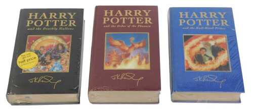 Rowling (J K). Harry Potter and the Order of the Phoenix, The Deathly Hallows and The Half-Blood...