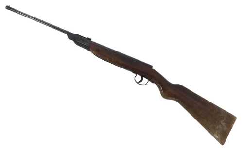 A Webley Junior 177 calibre air rifle, 92cm long.