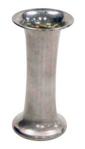 A George V silver vase, with an everted rim, and an outswept foot, Birmingham 1911, 7.48oz all...