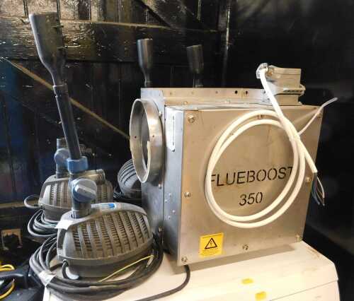 V - A Flue Boost Ltd Flue Boost 350, etc.
