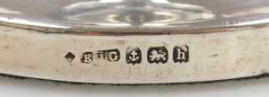 An Edward VII loaded silver candlestick, with reeded banding, Birmingham 1907, 11.29oz all in,... - 2