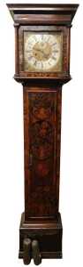 A late 17thC walnut and marquetry inlaid longcase clock, by Joseph Buckingham in ye Minories,...