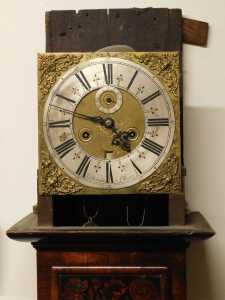 A late 17thC walnut and marquetry inlaid longcase clock, by Joseph Buckingham in ye Minories,... - 3