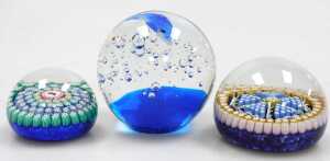 A Perthshire concentric millefiori paperweight, centred on a butterfly, further Perthshire... - 2