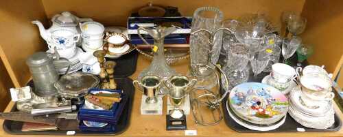 Decorative household wares, to include part Adams Micratex tea service, a Port Meirion Holly and...