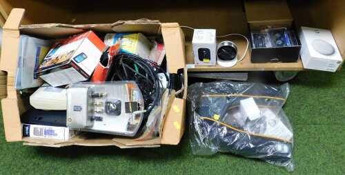 Technological equipment, to include a Google Nest Mini 2nd generation, a Huawei mobile WiFi...