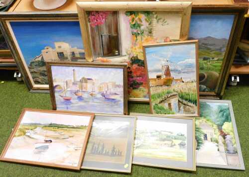 Original paintings by L.C. Taylor and Lindsey Taylor, to include Lindsey Taylor, Continental...