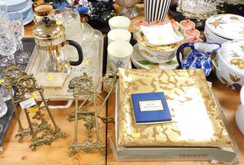 Royal Worcester Evesham pattern vegetable dishes and covers, together with various Wedgwood...