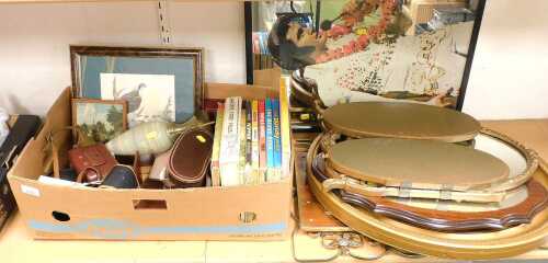 Miscellaneous household effects, to include children's annuals, film cameras including Kodak,...