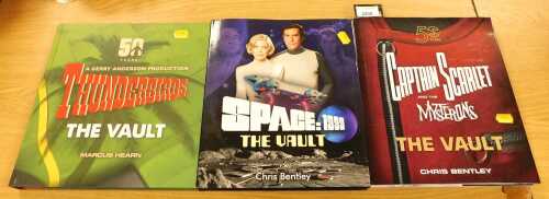 Collectors Vault books, comprising Chris Bentley, Captain Scarlett and the Mysterons, Chris...