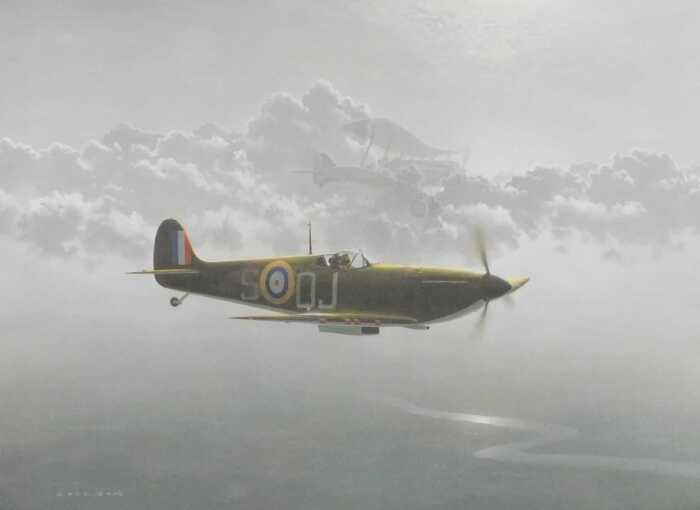 Coulson (British 1926-2021). Guardian Spirit, signed limited edition print 796/850, with blind...