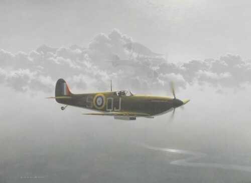 Coulson (British 1926-2021). Guardian Spirit, signed limited edition print 796/850, with blind...