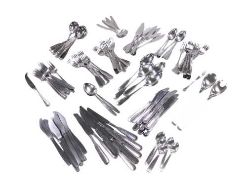Assorted Robert Welch stainless steel flatware.