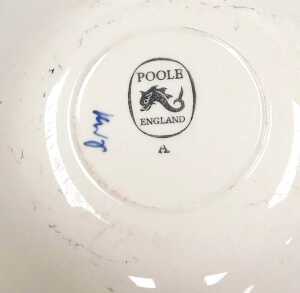 A group of Poole pottery, traditionally painted with flowers, Soho pottery Solian ware... - 4
