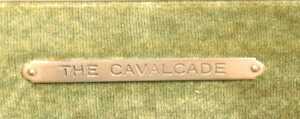A Marcus Designs plaster wall picture The Cavalcade, decorated in high relief, within a green... - 4