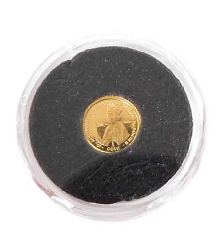 An Elizabeth II Gibraltar gold commemorative coin 1993, to commemorate the 40th Anniversary of...