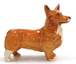 A Beswick pottery dapple grey horse, a brown horse, a Corgi, three mallards, and a Royal Doulton... - 6