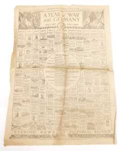 Two copies of The Times newspaper, Tuesday July 7 1891 and July 7 1932, The London Evening News,... - 6