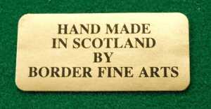 A Border Fine Arts sculpture of a Great Dane, by E Waugh, modelled recumbent upon a turquoise... - 7