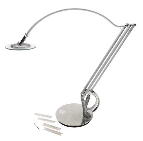 An Anglepoise type C desk lamp, in matt grey.