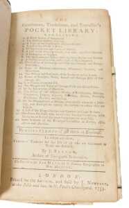 The Gentleman and Tradesman Traveller's Pocket Library, by a gentleman of the Bank of England,...