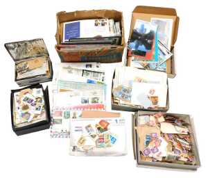 Philately. EII mint commemoratives, first day covers, an accumulation of world loose stamps, etc....