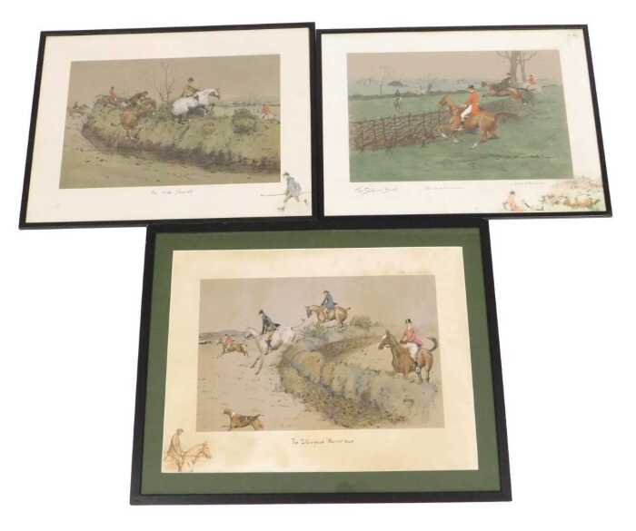 Charles "Snafles" Johnson Payne (English 1884-1967). The Stake and Bound, print, 47cm x 63cm, An...