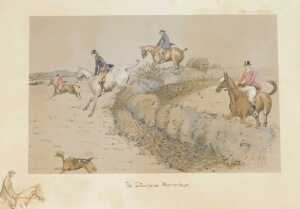 Charles "Snafles" Johnson Payne (English 1884-1967). The Stake and Bound, print, 47cm x 63cm, An... - 2