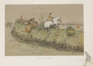 Charles "Snafles" Johnson Payne (English 1884-1967). The Stake and Bound, print, 47cm x 63cm, An... - 3