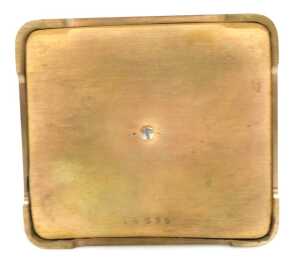 A 20thC French brass cased carriage clock, the rectangular enamel dial with chapter ring bearing... - 5