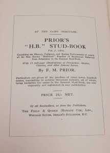 Books relating to horse racing, including The Racing Calendar 1833, The General Stud Book, Vol... - 3