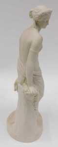 A 19thC Copeland Parian figure Dancing Girl Reposing, in the manner of William Calder Marshall,... - 3