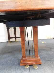 A Steck mahogany cased baby grand piano. - 5