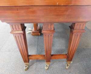 A Steck mahogany cased baby grand piano. - 7