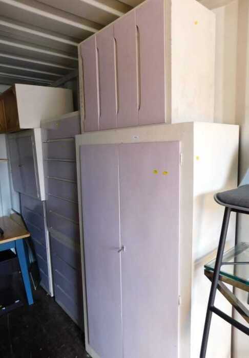 Furniture, to include white painted chests of drawers, including one six drawer example, another...