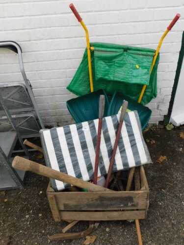 Various garden tools, etc.