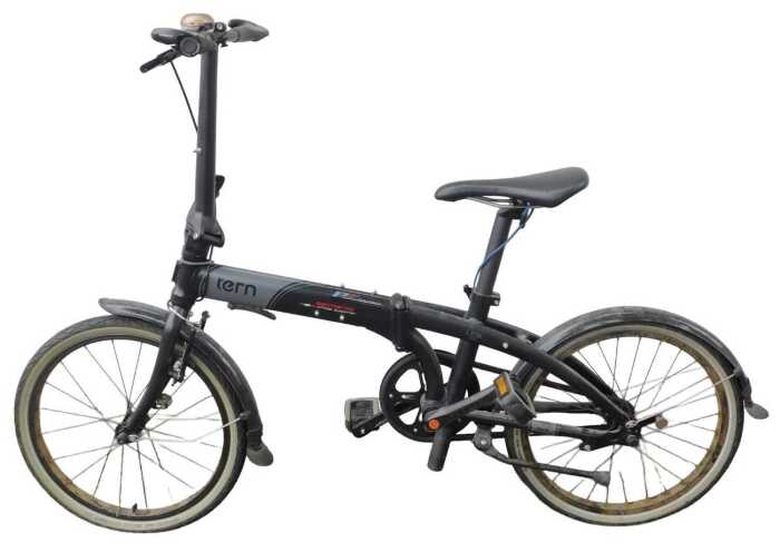 A Tern PZ Racing San Marco Link Uno folding bike.