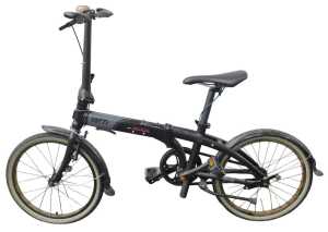 A Tern PZ Racing San Marco Link Uno folding bike.
