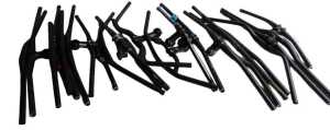 Various handlebars, including Trivative Noir T30, Urgotech, FSA, DMR, etc. (3 boxes)