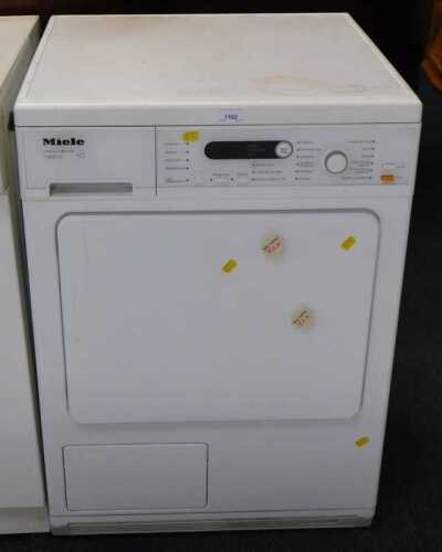 A Miele Honeycomb Care tumble dryer, model T8822C.