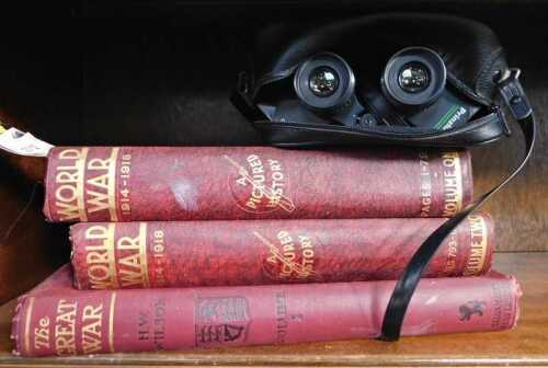 Three war books, comprising World War Pictorial History in two volumes, The Great War by HM...