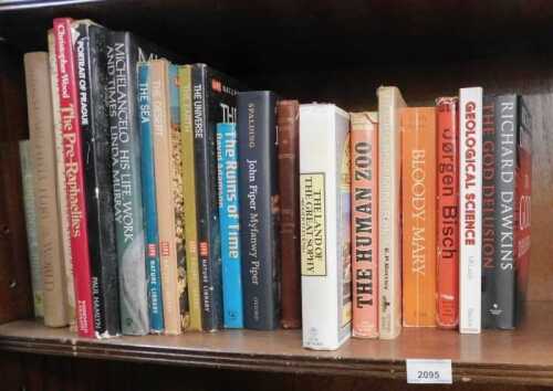 Books, to include Great Architecture of the World, Richard Dawkins The God Delusion, Portrait of...