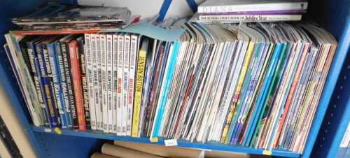 F1 and racing related magazines and books, comprising Drivers People, Audi Sport, Rothman's...