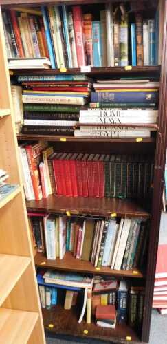 Books, fiction, non fiction, relating to gardening, British Roads, Monuments of Civilisation,...